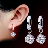 925 Sterling Silver Drop Earrings - Heesse