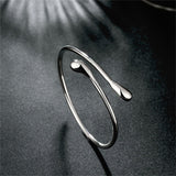 925 Sterling Silver Water Drop Bracelet - Heesse