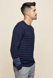 Men's Round Collar Sweater - Heesse