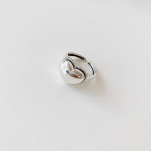 925 Sterling Silver Rings Vintage Simple Love Chain for Ladies - Heesse