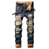 Men's High Quality Hole Jeans - Heesse
