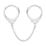 925 Sterling Silver 1 Pcs Chain Earrings - Heesse