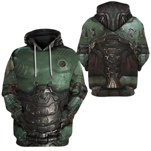 Printed Doom Slayer hoodies - Heesse