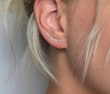 925 Sterling Silver Earrings Ear - Heesse