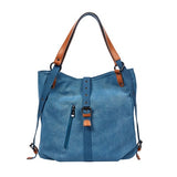Multi Adjustable Canvas Tote Women Handbags - Heesse