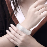 925 Sterling Silver Braided Bangles For Women - Heesse