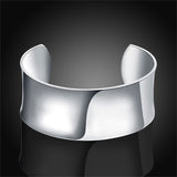 925 Sterling Silver Bangle Bracelets - Heesse