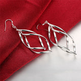 925 Sterling Silver Drop Earrings For Women - Heesse
