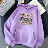 Oversized Women's Sweatshirt Printed Hoodies Pullovers - Heesse