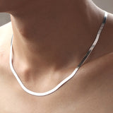 925 Sterling Silver Necklace 4MM - Heesse