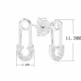 925 Sterling Silver Earrings With Stones - Heesse