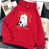 Darling In The Franxx hoodie Anime Harajuku Zero TWO Beautiful Girl Print Unisex Streetwear Loose Hip Hop Warm Hooded Sweatshirt - Heesse