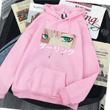 Darling In The Franxx hoodie Anime Harajuku Zero TWO Beautiful Girl Print Unisex Streetwear Loose Hip Hop Warm Hooded Sweatshirt - Heesse