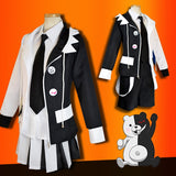 Danganronpa Dangan Ronpa Monokuma Black White Bear Cosplay Costume - Heesse
